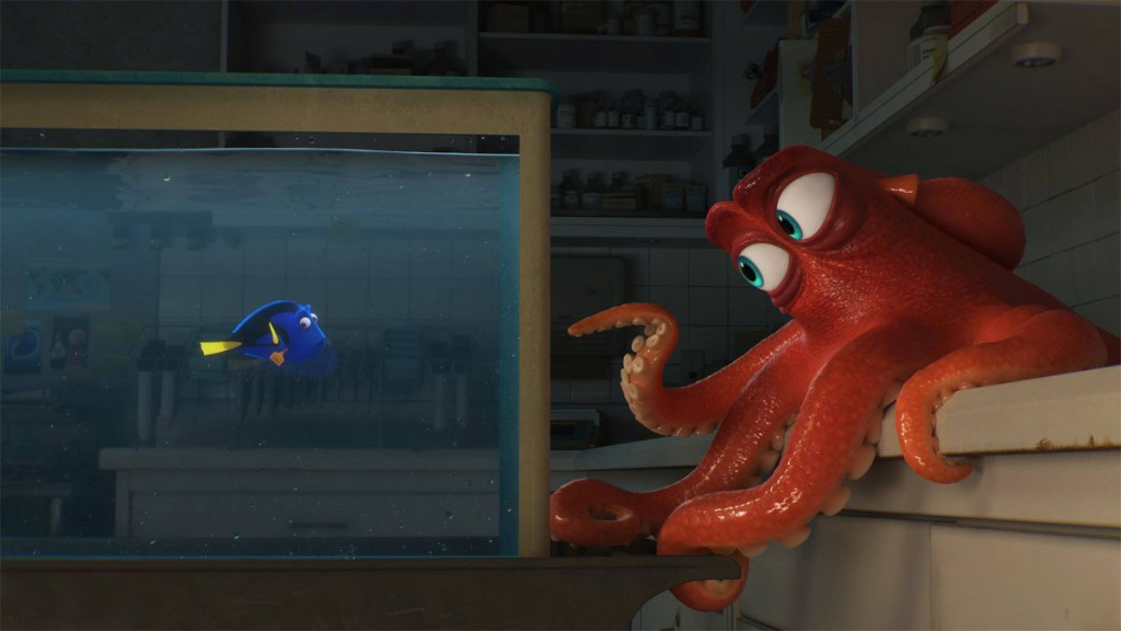 Finding Dory: Dory en Hank de octopus