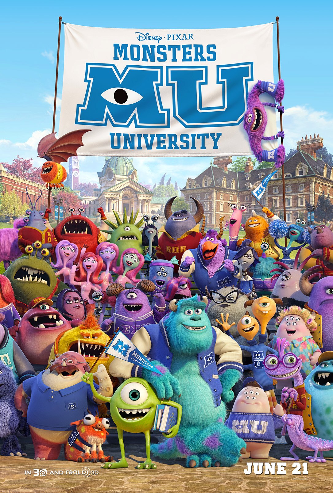 Monsters University poster (februari 2013)