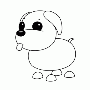 Kleurplaat Roblox Adopt Me ~ Coloring Pages