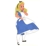Alice in Wonderland kleurplaat