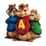 Alvin en de Chipmunks kleurplaat