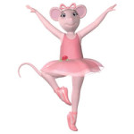 Angelina Ballerina kleurplaat