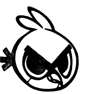 Tekenen: Angry bird stap 6