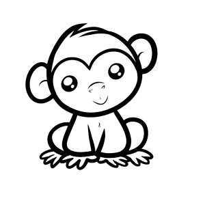 Schattig aapje