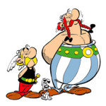 Asterix en Obelix kleurplaat