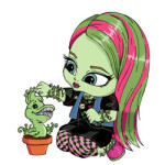 Baby Monster High kleurplaat