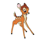 Bambi kleurplaat
