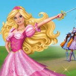 Barbie en de drie musketiers kleurplaat