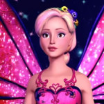 Barbie Mariposa kleurplaat