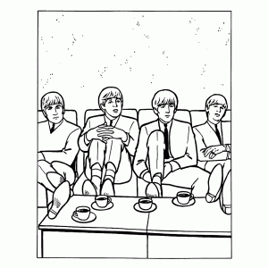 De Beatles op de bank