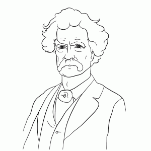 Mark Twain   Amerikaanse schrijver (Huckleberry Finn)