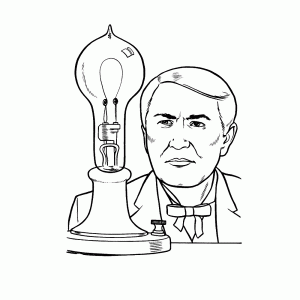 Thomas Edison   wetenschapper (gloeilamp, telegrafie)