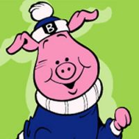 Boerin Betsy woont samen met Big op een boerderij. Big is een ondeugend varkentj ... - Big en Betsy kleurplaten Big en Betsy kleurplaten