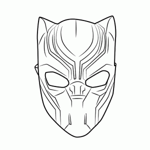 Black Panther masker