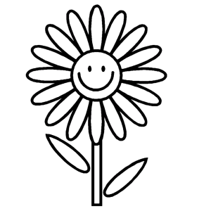Een lachende bloem