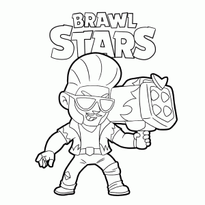 Brawl Stars Coloring Pages Fun For Kids Leuk Voor Kids