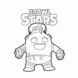 Brawl Stars Kleurplaat Printen Leuk Voor Kids - brawl stars spike tekenen makkelijk