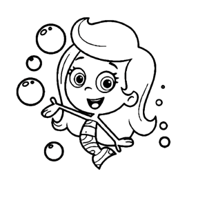 Bubble guppie Molly