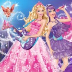 Barbie Popstar kleurplaat