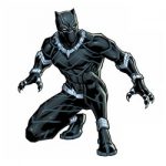 Black Panther kleurplaat