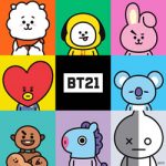 BT21 kleurplaat