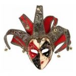 Carnavalskostuums en maskers kleurplaat