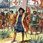 Christopher Columbus kleurplaat