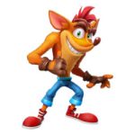 Crash Bandicoot kleurplaat