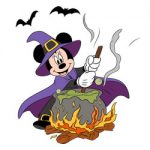 Disney Halloween kleurplaat