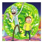 Rick & Morty kleurplaat