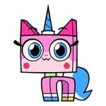 Unikitty kleurplaat