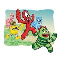Yo Gabba Gabba kleurplaten