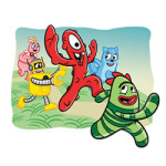 Yo Gabba Gabba kleurplaat