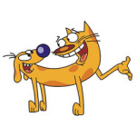 Catdog kleurplaat