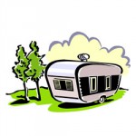Caravans en campers kleurplaat