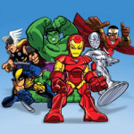Super Hero Squad kleurplaat