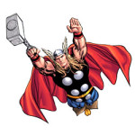 Thor kleurplaat