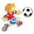 Sport: voetbal kleurplaten