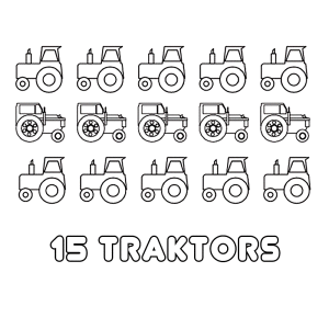 15 traktors