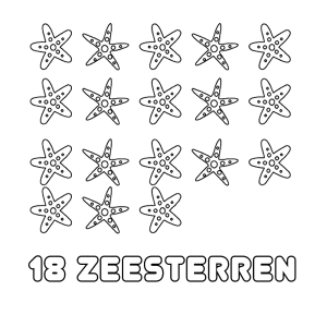 18 zeesterren