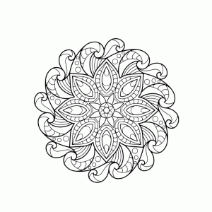 Mandala bloem