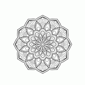 Mandala bloem