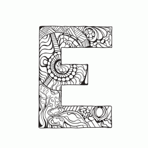 Letter E