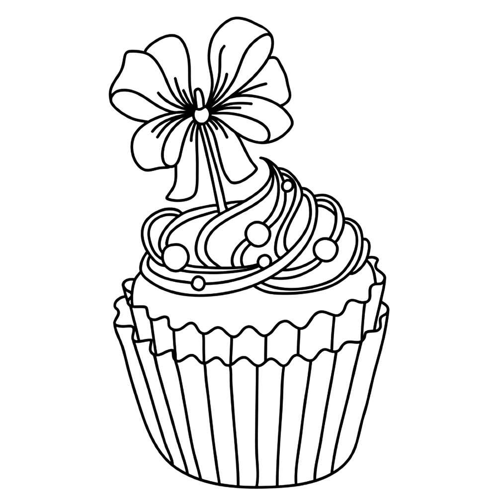 bekijk cupcakes-0006 kleurplaat