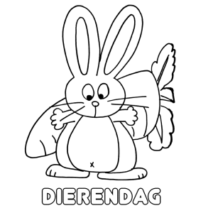 Een wortel voor het konijn