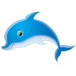 Dolfijnen kleurplaat