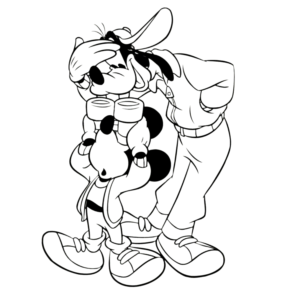 Mickey en Goofy