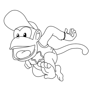 Diddy Kong, het hulpje van Donkey Kong