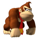 Donkey Kong kleurplaat