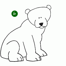 Super Cartoon tekenen - een beer → Leuk voor kids CP-65